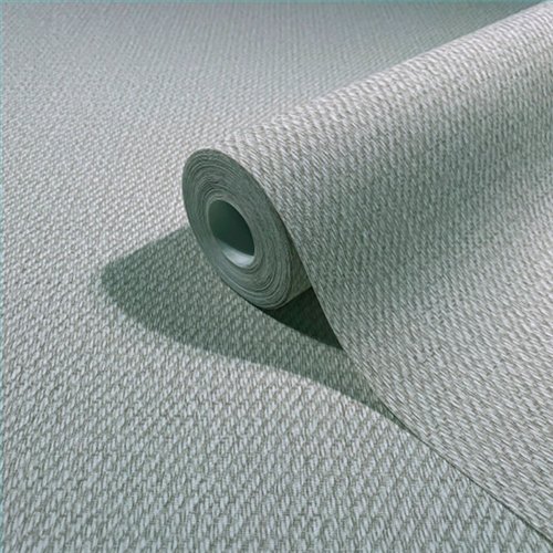 Ref.SP7019 estancia decorada con tejido tapicería Verde y fondo Gris, supreme