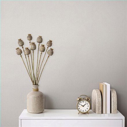 Ref.SP7010 foto de ambiente espiga supreme fondo Topo con Blanco Roto