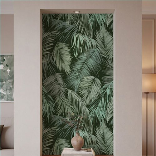 Ref.SP9053 ambiente real de hojas de palmera supreme, en Verde