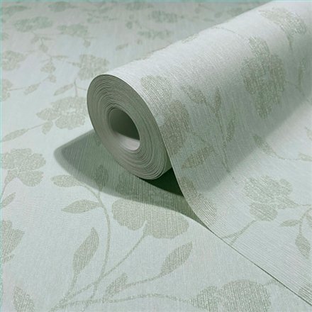 Ref.SP2587 estancia decorada con flores silueta en Verde, supreme