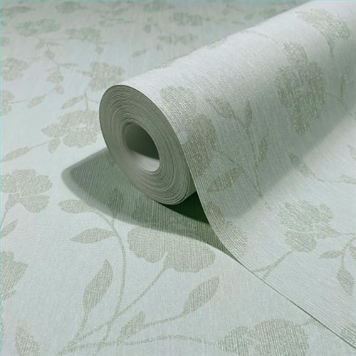 Ref.SP2587 estancia decorada con flores silueta en Verde, supreme