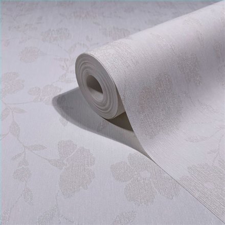 Ref.SP2584 ambiente con supreme flores silueta en tono Marfil