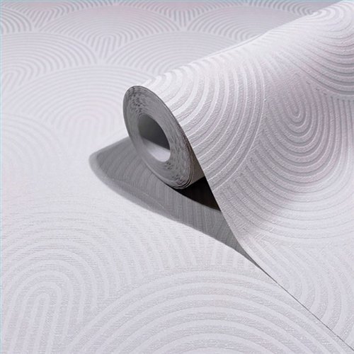 Ref.SP2593 ambiente con supreme arcos concéntricos en tono Blanco Roto