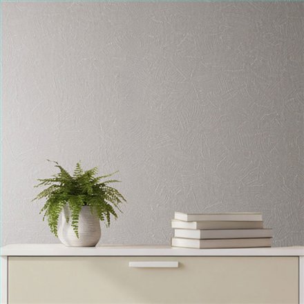 Ref.SP2565 ambiente real de estuco espatulado supreme, en tono Blanco Roto