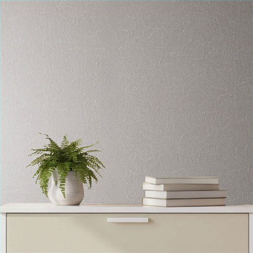 Ref.SP2565 ambiente real de estuco espatulado supreme, en tono Blanco Roto