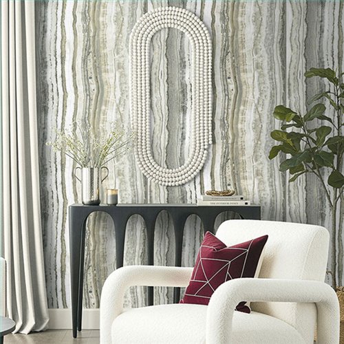 Ref.EW51608 ambiente real de ónix white accents, sobre fondo Beige en tonos Blanco Roto, Topo, Gris y Negro