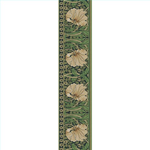 Ref.182108 ambiente real de tulipanes entrelazados hidden treasures, sobre fondo Negro en tonos Verde, Beige y Marrón