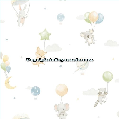 005-ali-papel-pintado-alice-rasch-animales-moderno-tejido-no-tejido-lavable