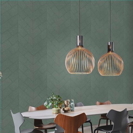 Ref.018-COT estancia decorada con espiga grande en Verde, cotton