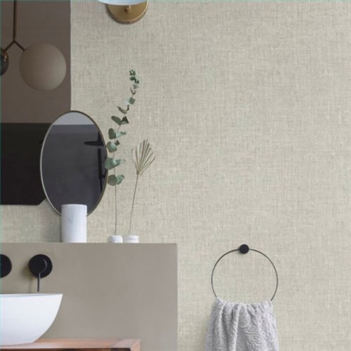 Ref.020-COT ambiente con cotton lino Beige sobre fondo Verde