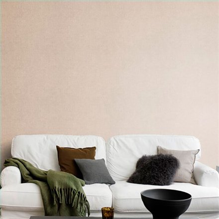 Ref.049-COT estancia decorada con lino Marrón y fondo Beige, cotton