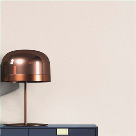 Ref.007-BOO estancia decorada con liso tejido en tono Beige, bamboo