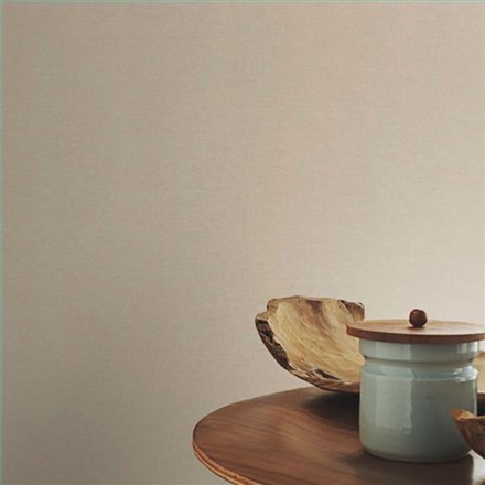 Ref.008-BOO ambiente real de liso tejido bamboo, sobre fondo Verde en tonos Beige
