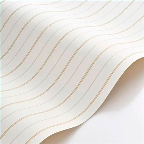 Ref.FAMI-202721012 ambiente con maison de famille rayas finas Beige y Topo sobre fondo Beige