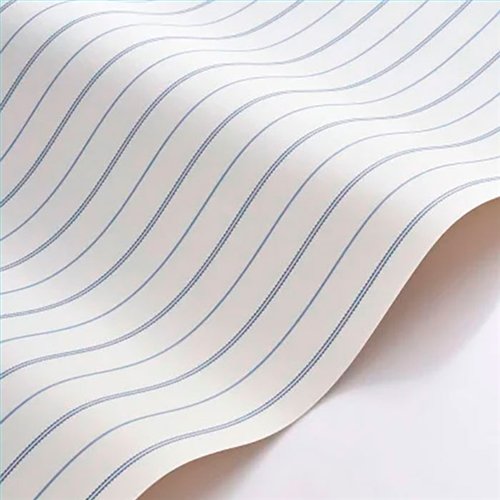 Ref.FAMI-202726033 foto de ambiente rayas finas maison de famille fondo Blanco Roto con Azul