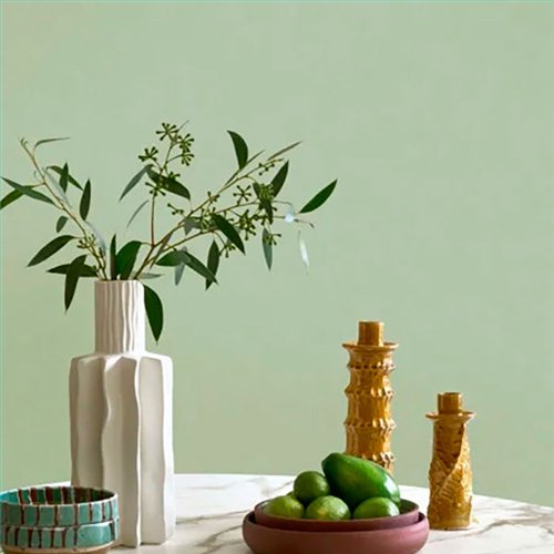 Ref.FAMI-202737102 estancia decorada con liso acabado Verde, maison de famille