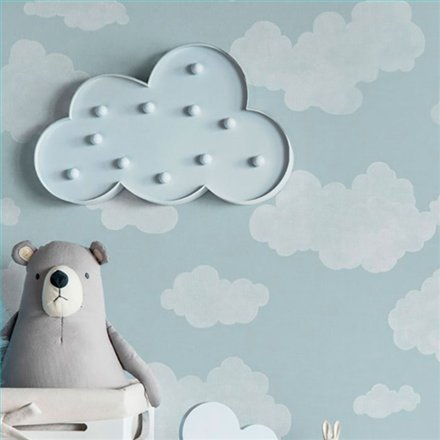 Ref.006-ALI foto de ambiente nubes alice acabado Azul