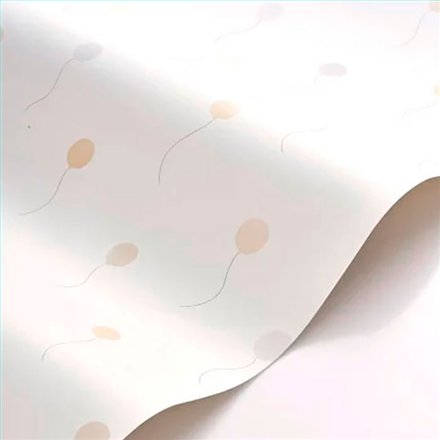 Ref.OUTT202841221 ambiente real de globos once upon a time 3, sobre fondo Blanco en tonos Beige y Gris