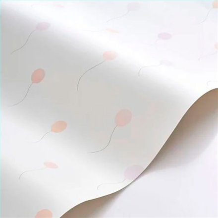 Ref.OUTT202844500 foto de ambiente globos once upon a time 3 fondo Blanco con Rosa, Salmón, Lila, Beige y Gris