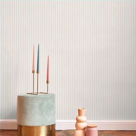 Ref.OUTT29881010 estancia decorada con rayas Beige y fondo Blanco, once upon a time 3