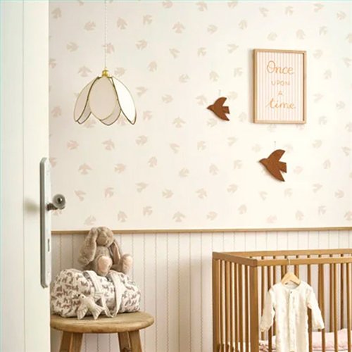Ref.OUTT202911212 foto de ambiente golondrinas once upon a time 3 fondo Blanco con Beige