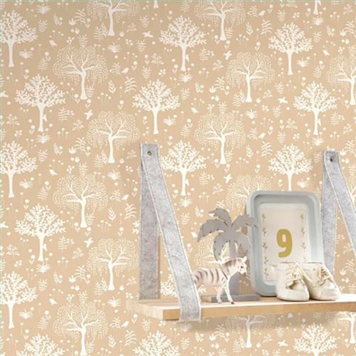 Ref.OUTT202901401 estancia decorada con bosque encantado Blanco y fondo Beige, once upon a time 3