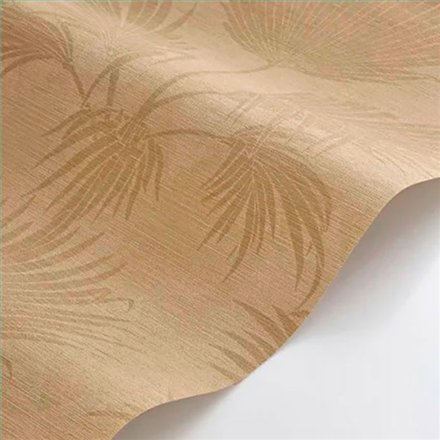 Ref.CANP202651441 ambiente palmeras canopee, fondo Ocre, motivo palmeras