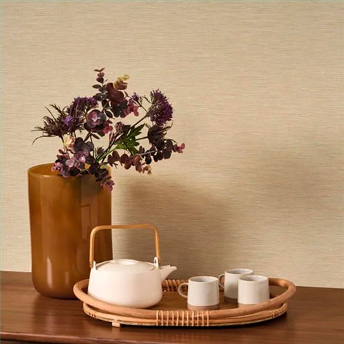 Ref.CANP201301515 ambiente con canopee liso efecto seda acabado Ocre