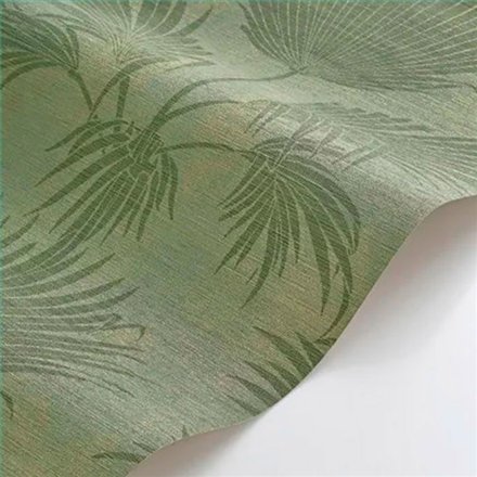 Ref.CANP202657777 ambiente con canopee palmeras Dorado sobre fondo Verde
