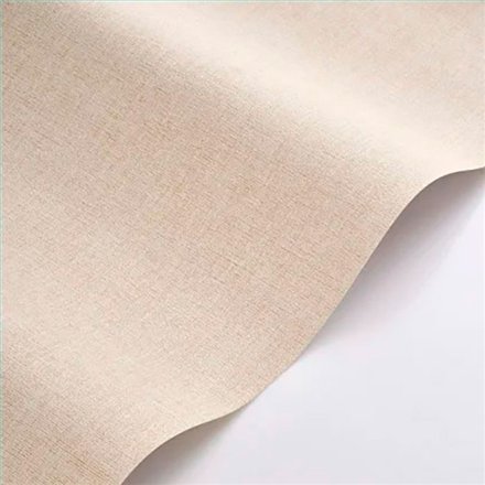 Ref.CANP201171221 ambiente con canopee liso efecto lino Dorado sobre fondo Beige