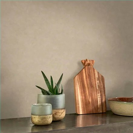 Ref.BATE202742170 estancia decorada con liso efecto estuco en Marrón, basalte