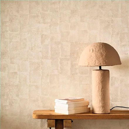 Ref.BATE202771355 estancia decorada con textura patchwork en Beige, basalte