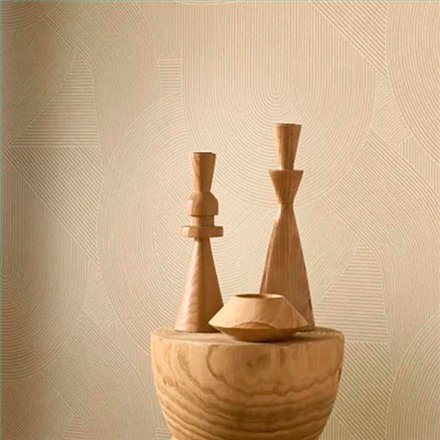 Ref.BATE202781655 ambiente con basalte arcos en relieve acabado Beige