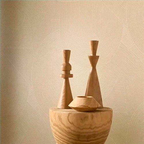 Ref.BATE202781655 ambiente con basalte arcos en relieve acabado Beige