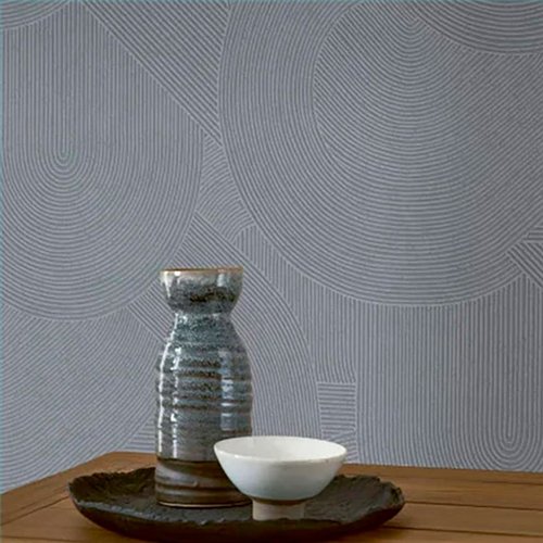 Ref.BATE202786712 estancia decorada con arcos en relieve Topo y fondo Gris, basalte