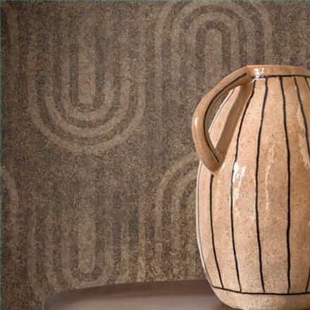 Ref.BATE202809777 ambiente con basalte arcos concéntricos en tono Marrón